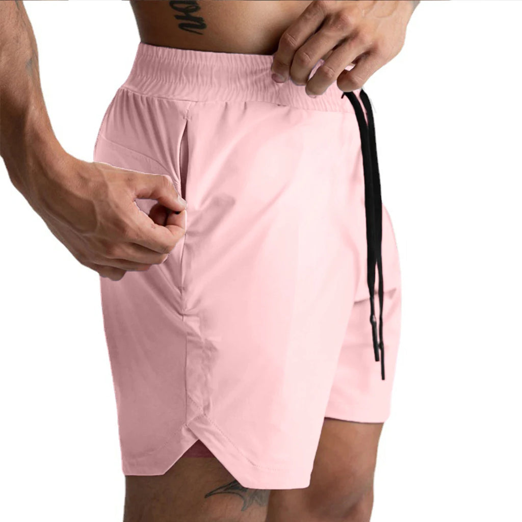 Short deportivo de hombre de una capa y color liso