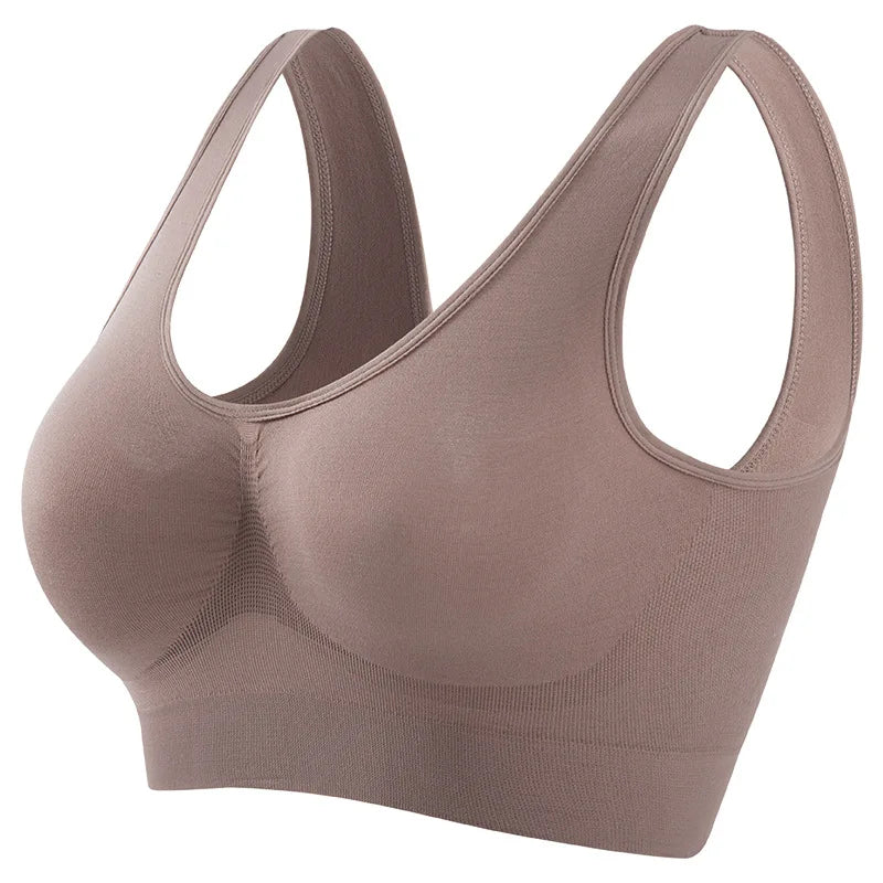 Top deportivo sin aro con almohadillas removibles