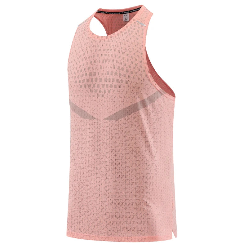 Musculosa deportiva elastizada de hombre de secado rápido