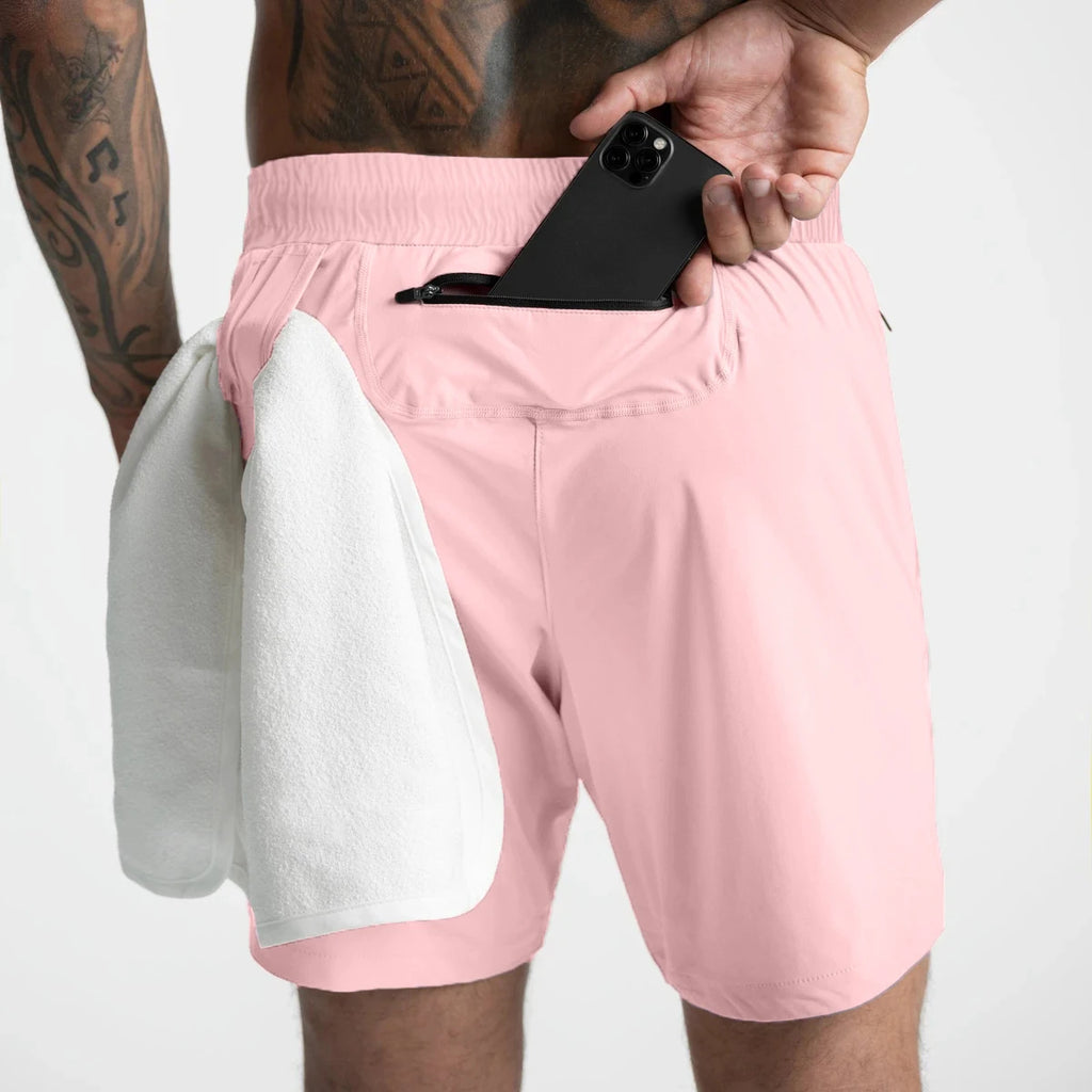 Short deportivo de hombre de una capa y color liso