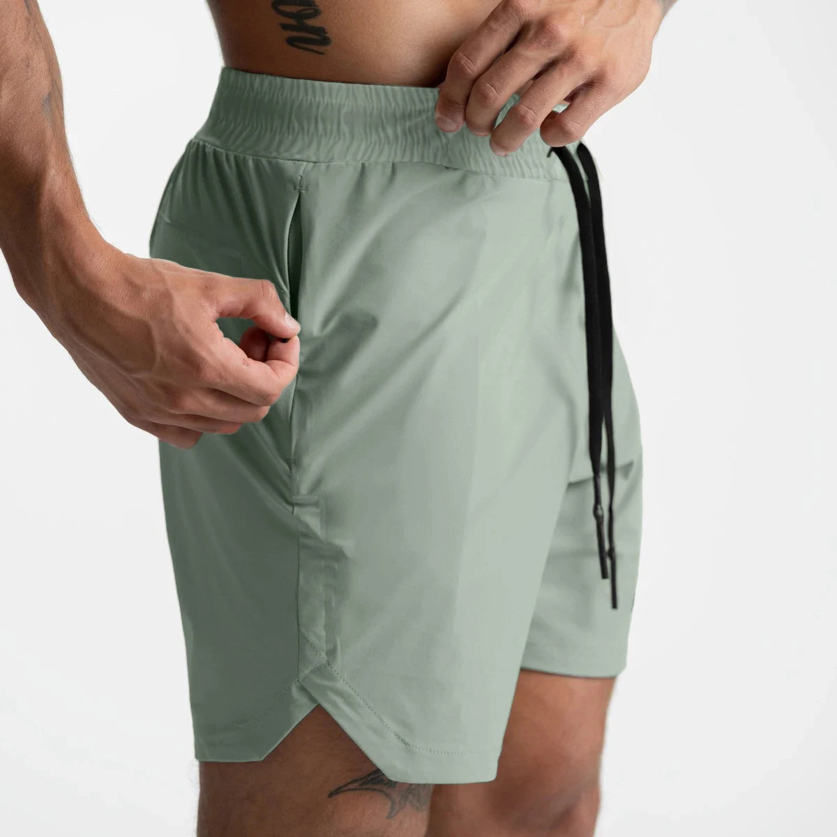 Short deportivo de hombre de una capa y color liso
