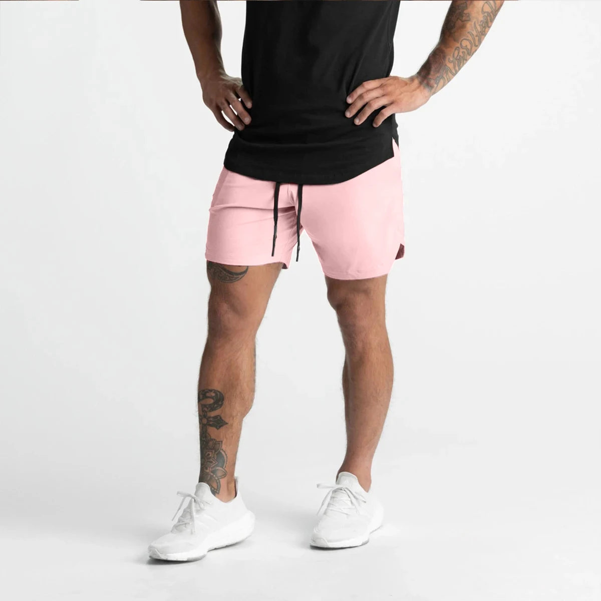 Short deportivo de hombre de una capa y color liso