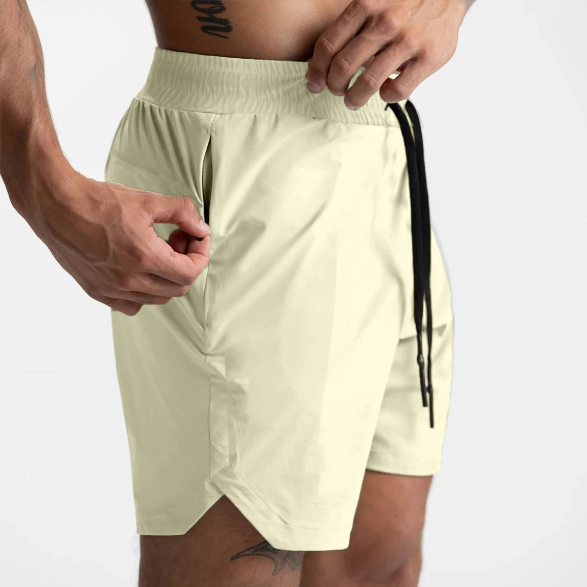 Short deportivo de hombre de una capa y color liso