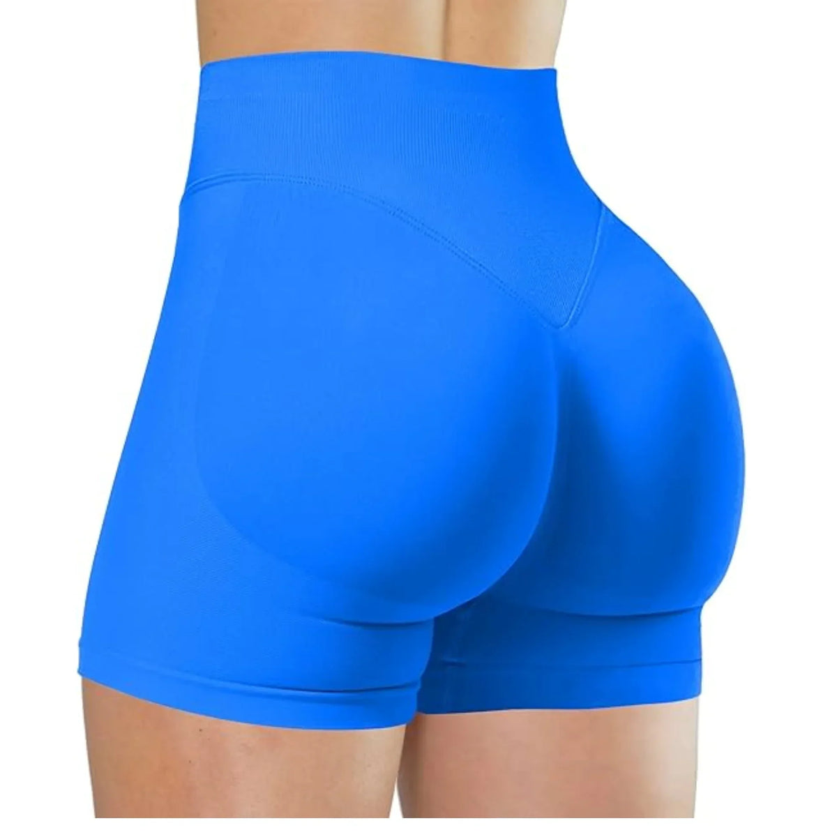 Biker de tiro alto para yoga y entrenamiento
