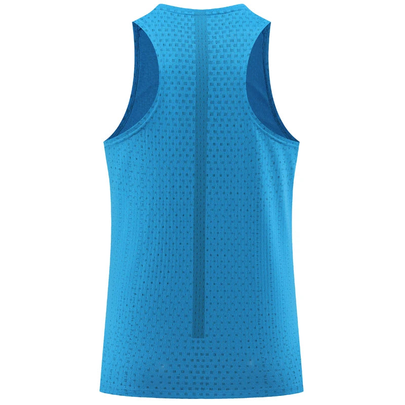 Musculosa deportiva elastizada de hombre de secado rápido