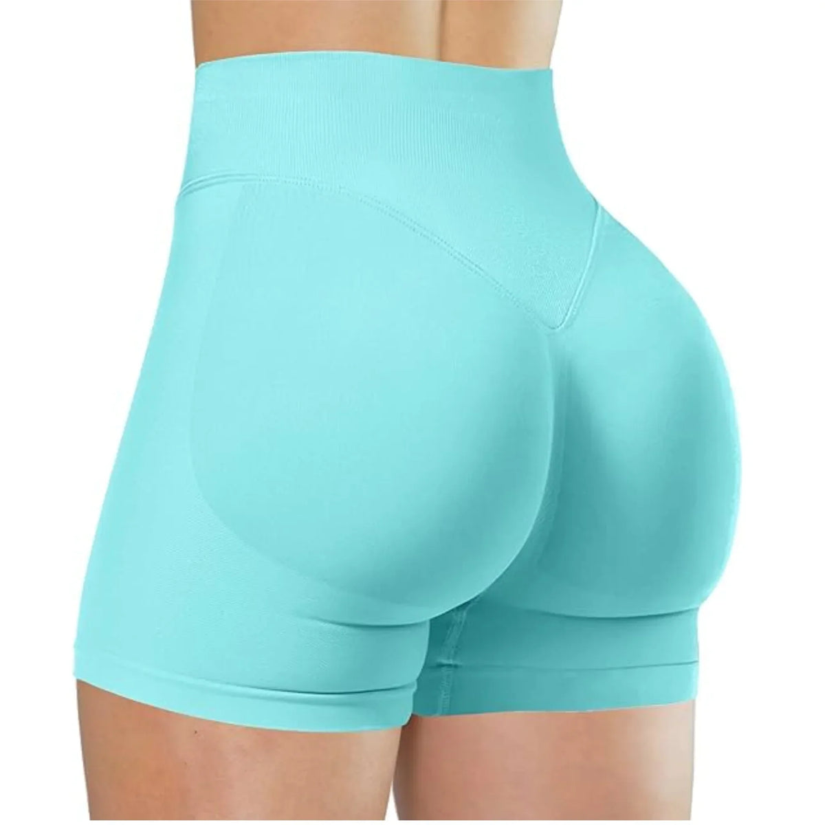 Biker de tiro alto para yoga y entrenamiento