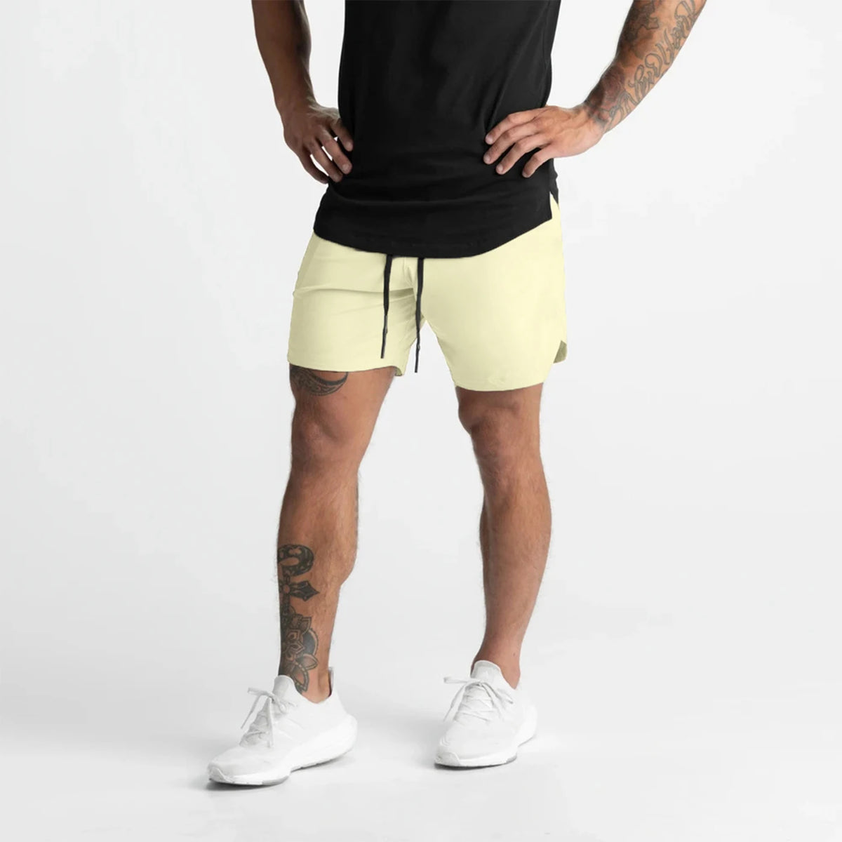 Short deportivo de hombre de una capa y color liso