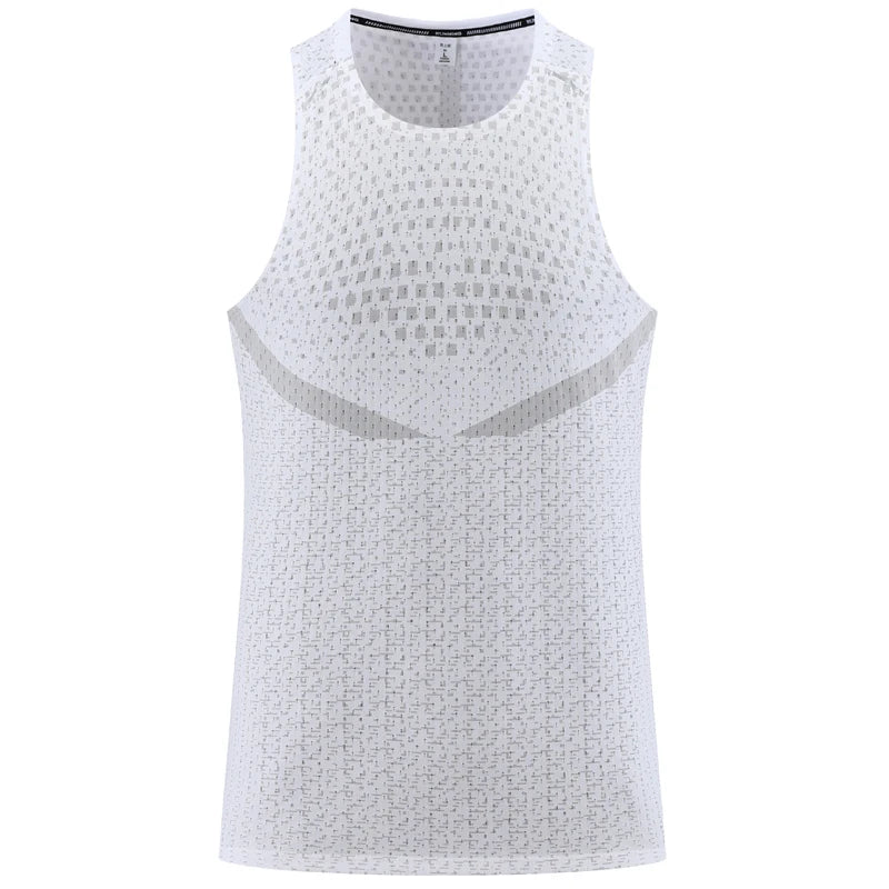 Musculosa deportiva elastizada de hombre de secado rápido