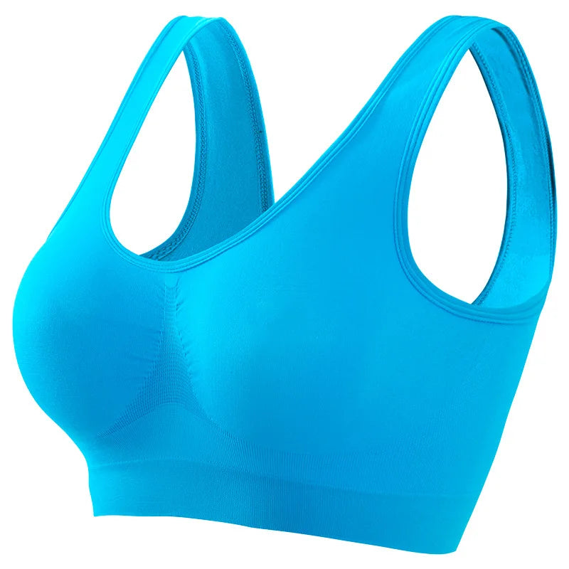 Top deportivo sin aro con almohadillas removibles